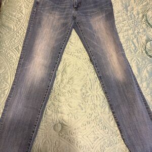 American Eagle Outfitters Faded Blue Skinny Jeans